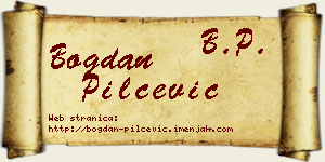 Bogdan Pilčević vizit kartica
